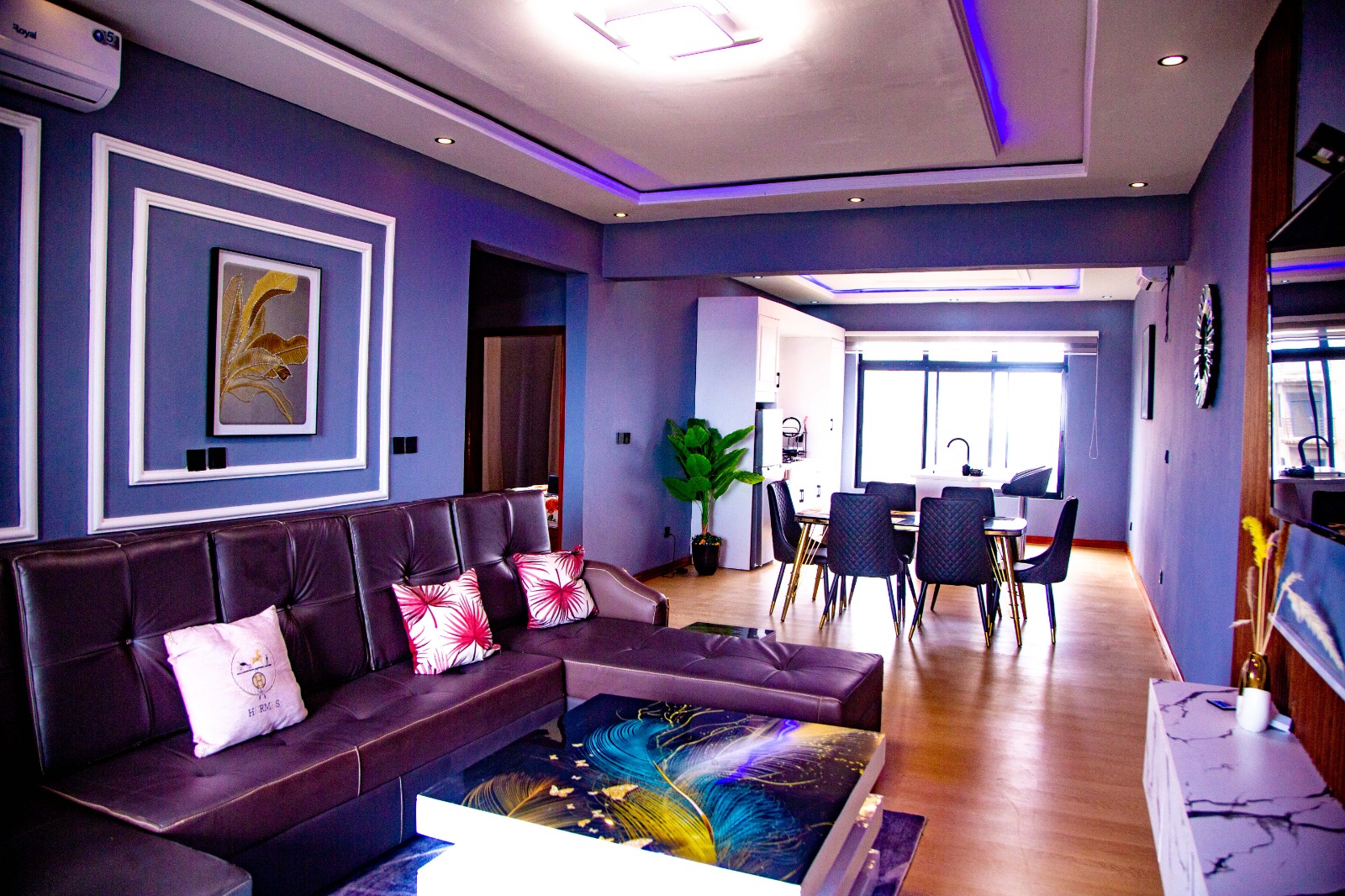 living room view